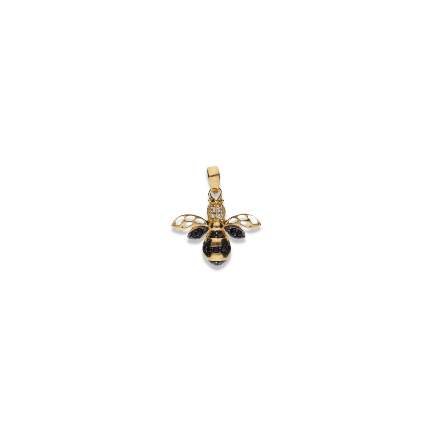 14K Gold BEE Pendant