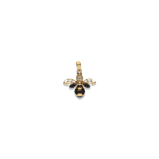 14K Gold BEE Pendant