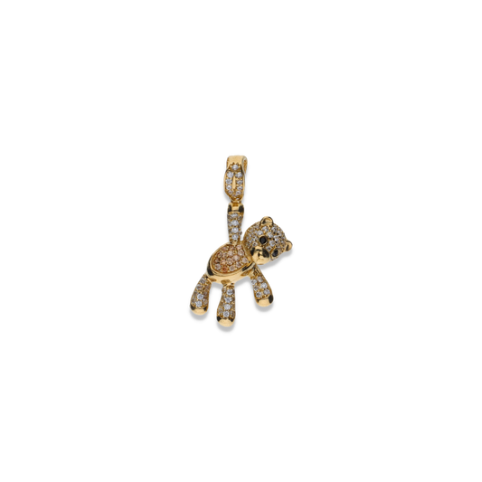 14K Gold TEDDY BEAR Pendant